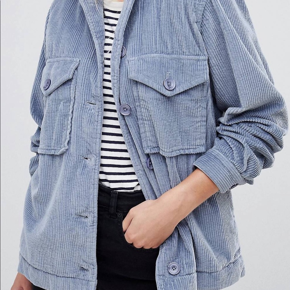 ASOS design cord oversize shacket
